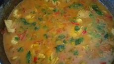 Filé de pintado ao molho de camarão