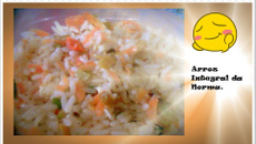 Arroz rápido da Norma