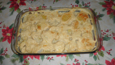 Batatas gratinadas deliciosas