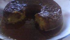 Pudim de passas e/ou  frutas cristalizadas