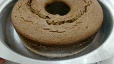 Bolo de banana e aveia