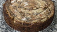 Torta de banana com chocolate