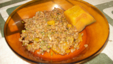 Carne moída com abóbora