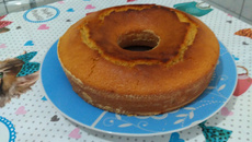 Bolo de fubá vegano - fica igualzinho ao normal