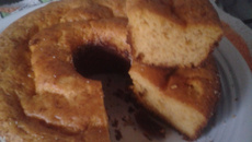 Bolo fofinho de mamão