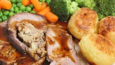 Lombo recheado de panela de pressão