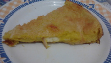 Torta de abóbora cabotiã (abóbora japonesa) salgada de liquidificador