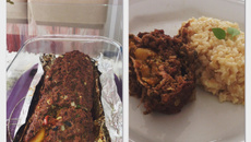 Rocambole recheado com damascos e tomates secos à Supreme Calefi