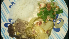 Bife ao forno com maionese