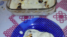 Canelone de queijo e presunto à moda Kukalucas