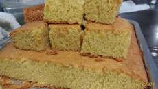 Bolo de fubá fofinho