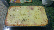 Torta de batata com brócolis