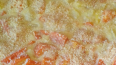 Souflé de batata com cenoura