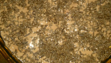 Delícia gelada de chocolate e biscoitos