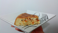 Torta cremosa de frango