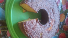Bolo de milharina da D. Ilza