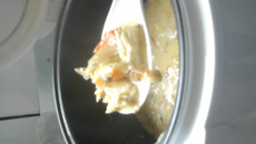 Moqueca de tilápia na panela de arroz