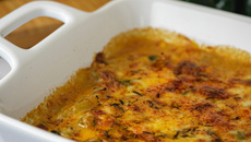 Chuchu ao molho branco