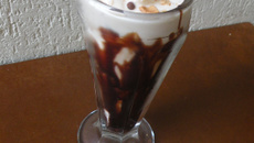 Milk shake de amandita da família burger