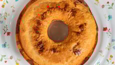 Bolo de milho com leite condensado