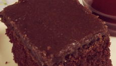 Bolo de chocolate - peteleco