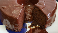 Bolo de cacau mascavo