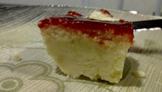 Torta de leite condensado e goiabada