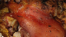 Pernil de porco assado prático