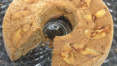 Bolo integral diet de maçã