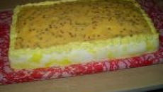 Cobertura de maracujá para bolo