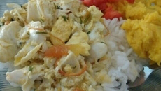 Moqueca baiana de ovos