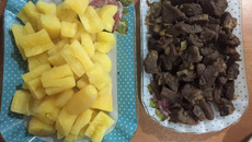 Carne-de-sol com mandioca