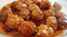 Bolinhas de carne (tipo almôndega)