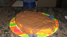 Bolo de cenoura da Tatiana