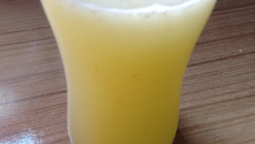 Suco de maçã verde com abacaxi