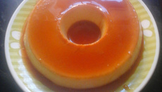 Pudim de leite simples