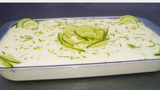 Mousse de limão prático da Lia