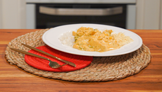 Strogonoff de frango na air fryer