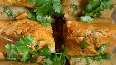 Abará recheado de siri