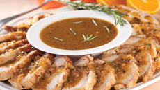 Lombo ao maracujá e mel