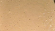 Creme de goiaba com guaraná e iogurte natural