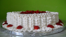 Bolo mousse de maracujá