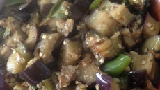 Refogado de berinjela