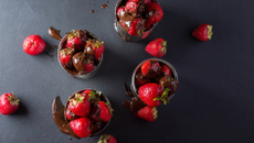 Sobremesa de morango