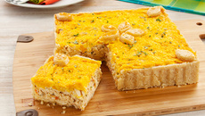 Torta de frango e milho