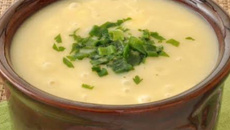 Caldo batata c/ couve