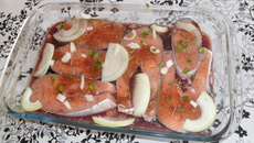 Salmão ao Vinho Tinto