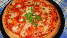 Massa de pizza italiana deliciosa