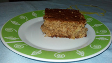 Bolo de banana com aveia