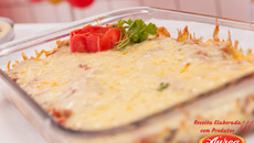 Filé à parmegiana de frango